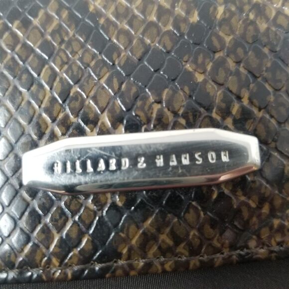 HILLARD and HANSON FAUX SNAKESKIN CROSSBODY - Picture 3 of 16